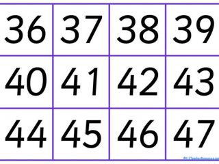 320x240 Number Card Printables Printable Number Cards 0 1000 Fire Engine