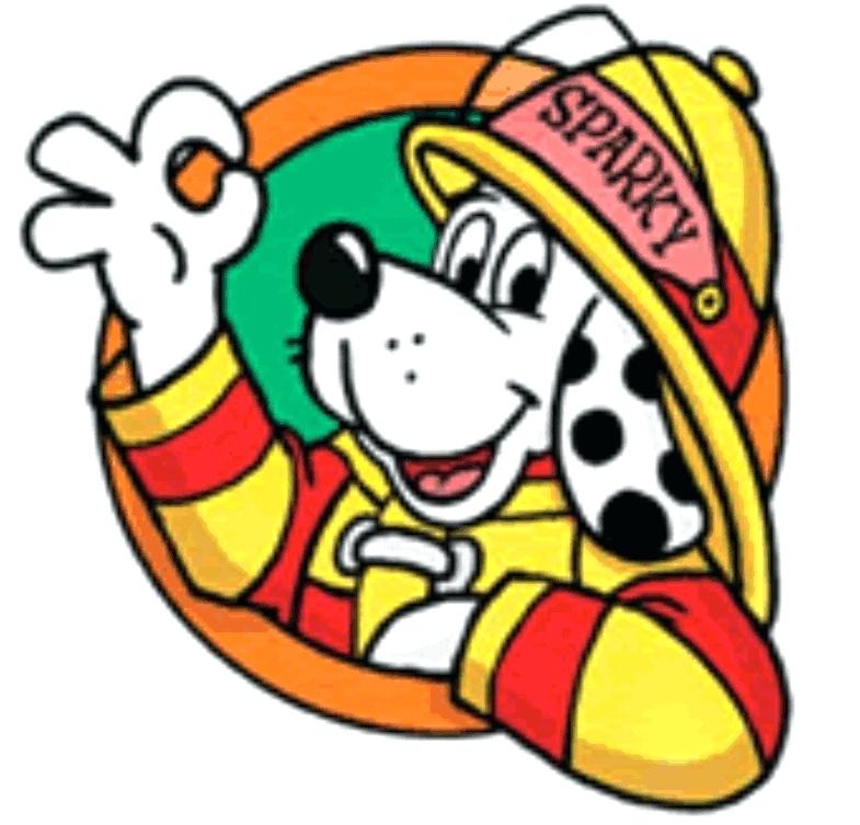 785x753 Sparky The Fire Dog Coloring Pages Fire Safety Coloring Page