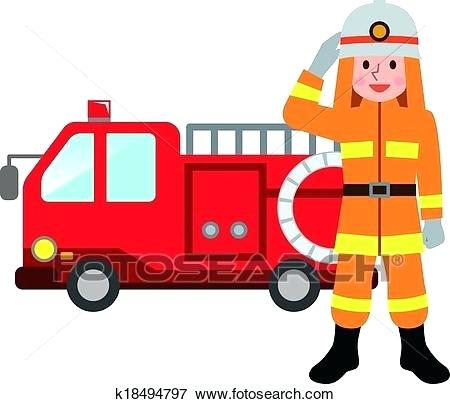 450x404 Fire Truck Clipart