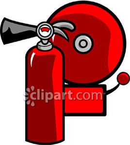 268x300 Fire Extinguisher And A Fire Alarm