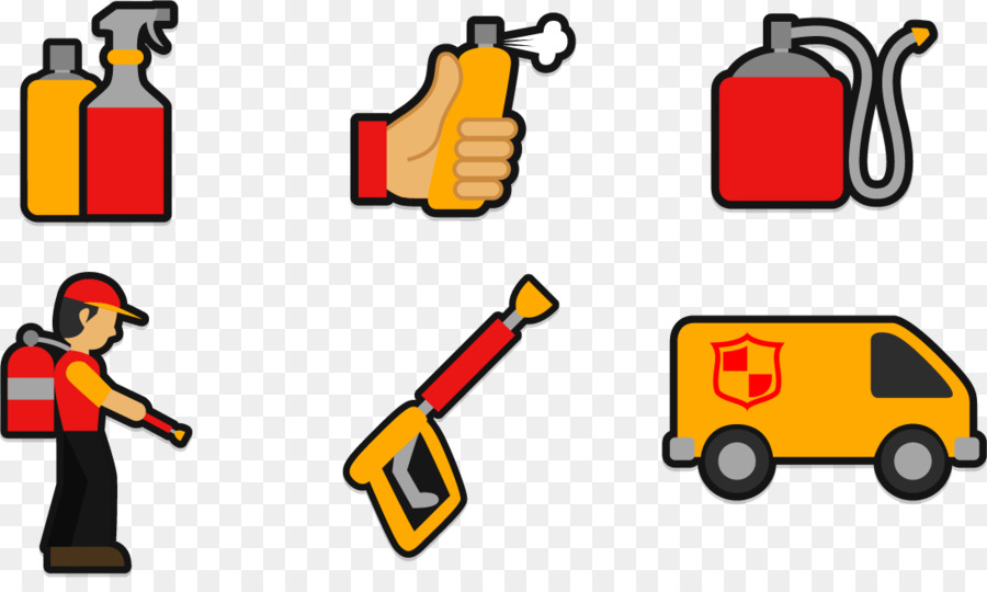 900x540 Firefighting Fire Extinguisher Clip Art