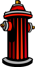124x235 Fire Hydrant Clipart