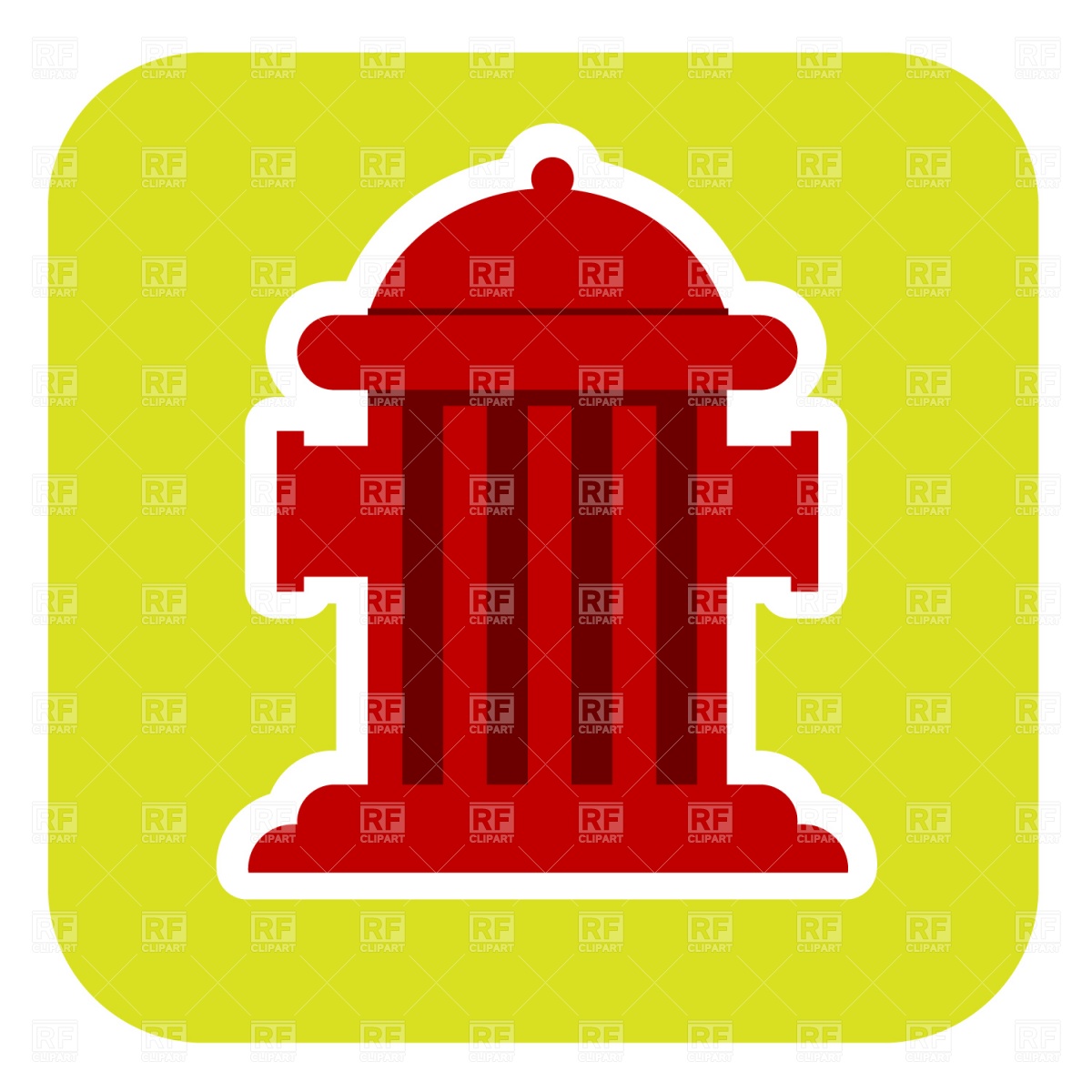 1200x1200 Fire Hydrant Royalty Free Vector Clip Art Image