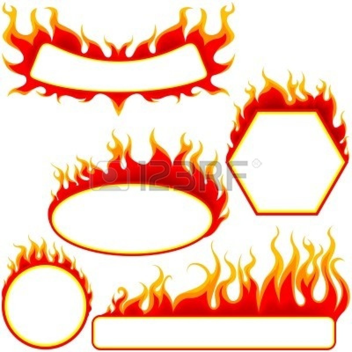 1200x1200 Colorful Clipart Fire