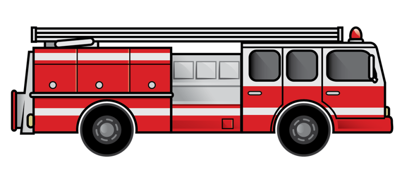 830x348 Firetruck Clipart