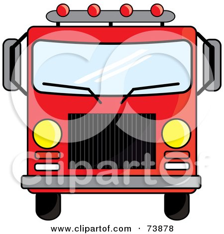 450x470 Royalty Free (Rf) Fire Truck Clipart, Illustrations, Vector