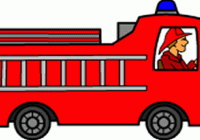 200x140 Clipart Fire Truck
