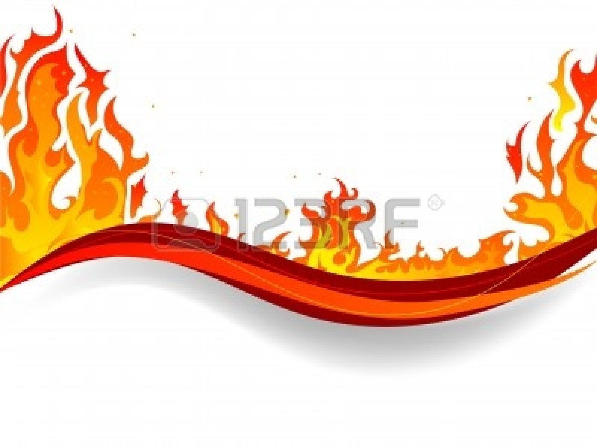 1200x900 Fire Flames Clipart Border