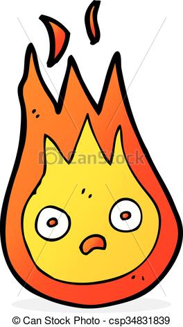 264x470 Cartoon Friendly Fireball Vectors