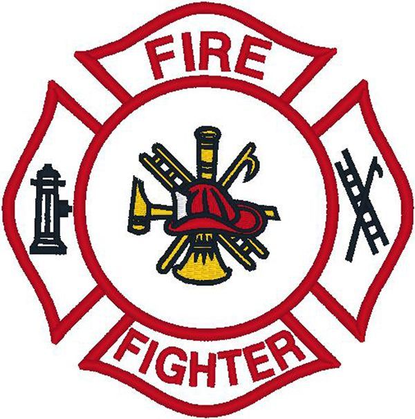 600x605 Firefighter Logo Clip Art