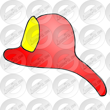 380x380 Firefighter Hat Picture For Classroom Therapy Use