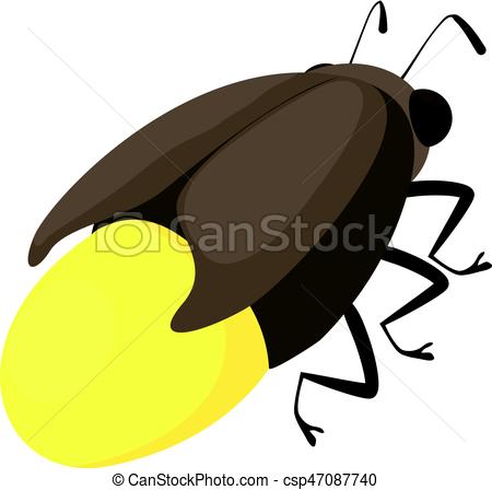 450x448 Firefly Bug Icon, Cartoon Style. Firefly Bug Icon. Cartoon