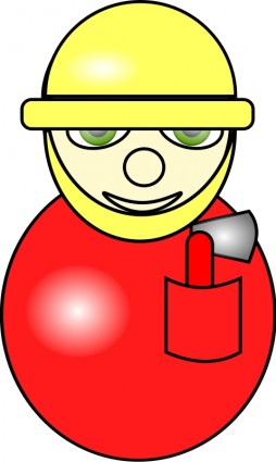 254x425 Fireman Vector Clip Art Free Vector Free Download