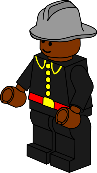 336x598 Lego Clipart Firefighter