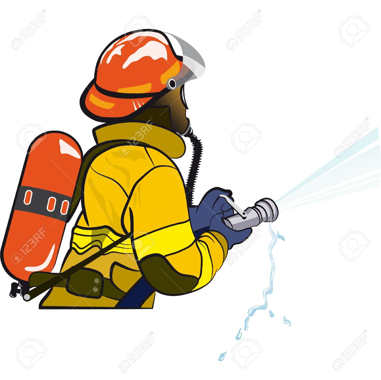 1300x1298 Fire Fighter Clipart Group