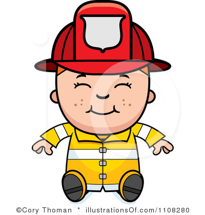 400x420 Firefighter Clipart Little