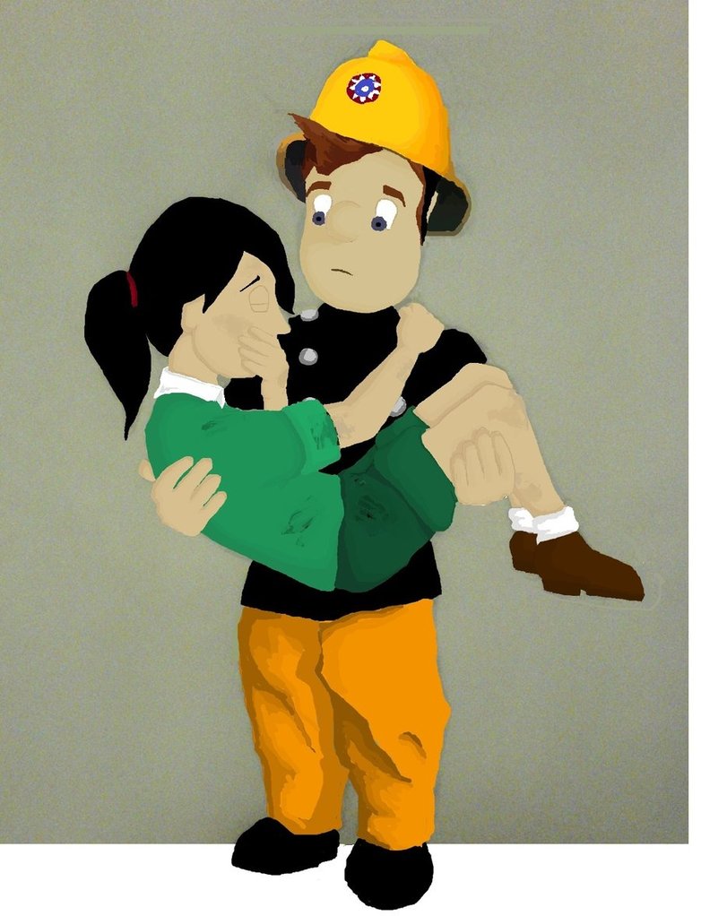 782x1022 Fireman Sam Rescue By Magicinmypictures