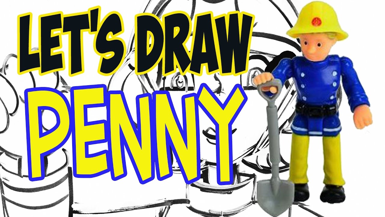 1280x720 Drawing Penny From Fireman Sam (Basic Shapes And Lines)