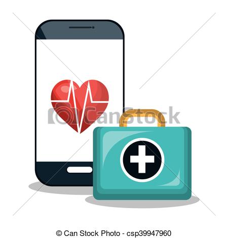 450x470 First Aid Kit Digital Isolated Vector Illustration Eps 10 Clip Art