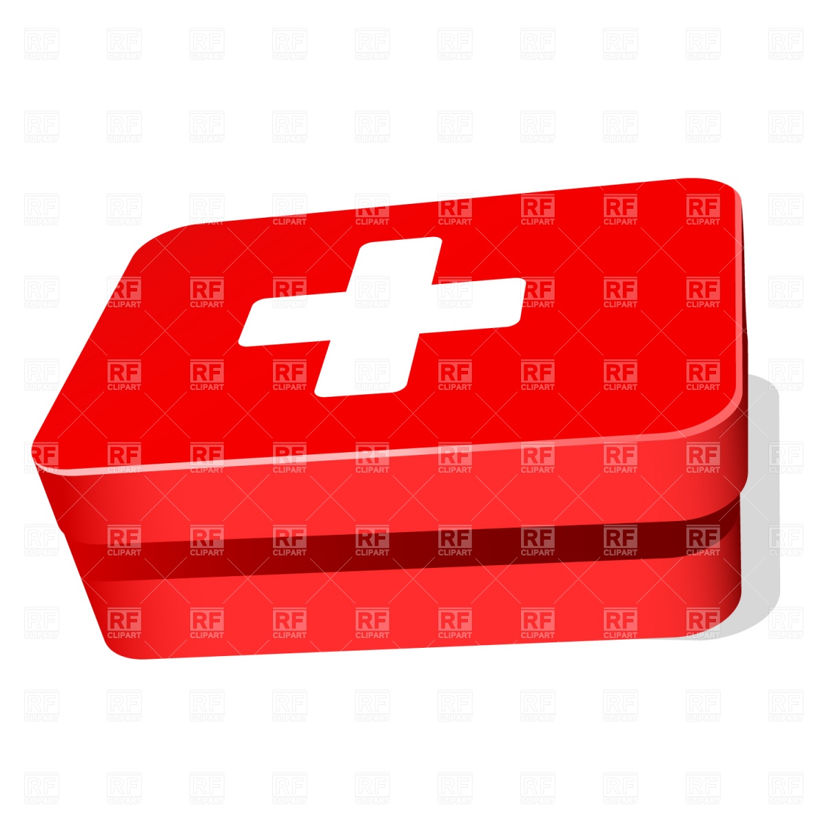 1200x1200 Cartoon First Aid Kit Royalty Free Vector Clip Art Image