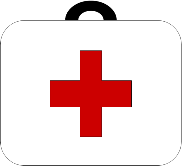 600x546 First Aid Kit Clip Art