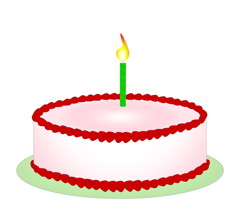 824x720 First Birthday Clipart