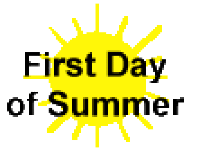 640x513 Free Clipart First Day Of Summer