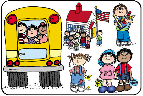 459x310 School Days Clip Art
