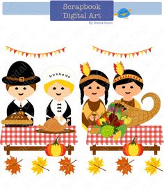 236x277 Thanksgiving Turkeys Digital Clip Art Set. Thanksgiving Gobblers