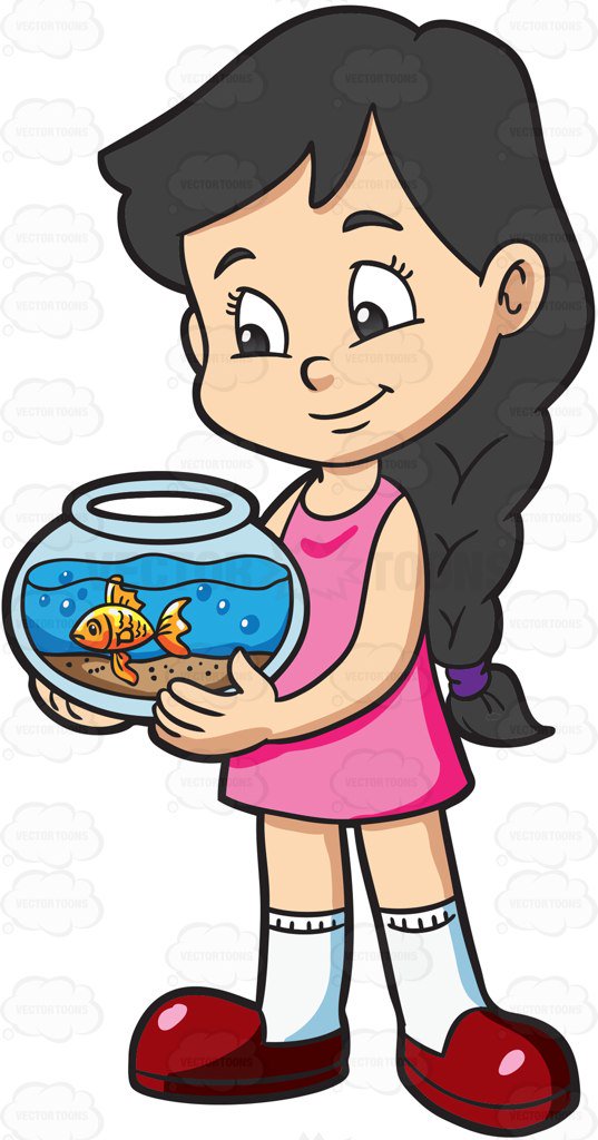 537x1024 Fish Bowl Clipart Vector Toons