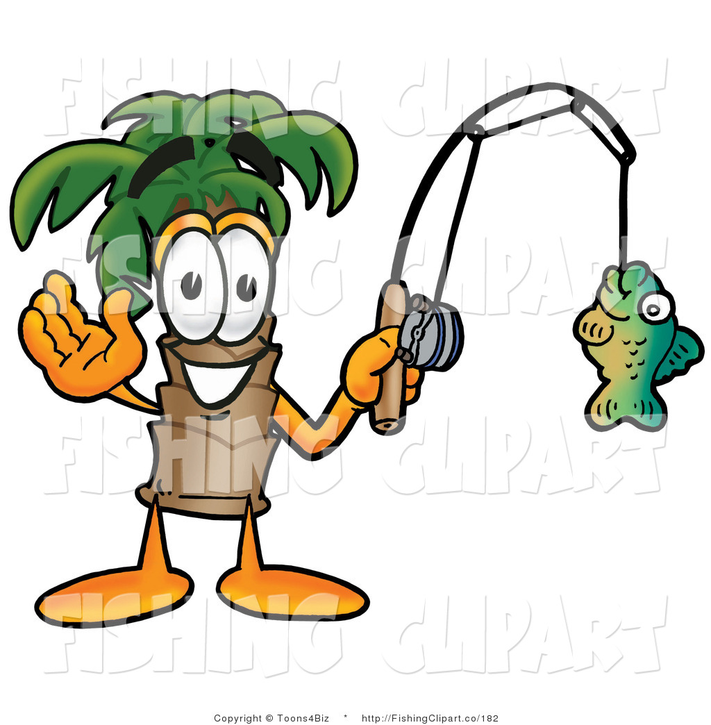 1024x1044 Clip Art Of A Friendly Palm Tree Mascot Cartoon Character Holding