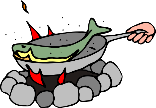 600x415 Image Of Cooked Fish Clipart