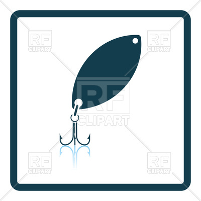 400x400 Icon Of Fishing Hook Royalty Free Vector Clip Art Image