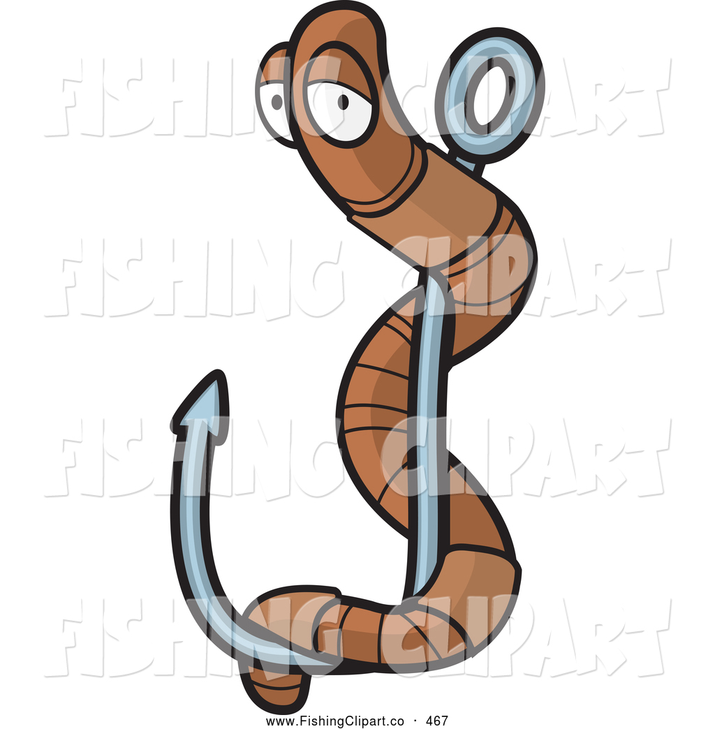 1024x1044 Clip Art Of A Depressed Worm On A Fish Hook By Cory Thoman