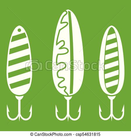 450x470 Plastic Fishing Lure Icon Green. Plastic Fishing Lure Icon