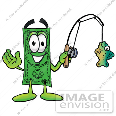 450x450 Clip Art Graphic Of A Flat Green Dollar Bill Cartoon Character