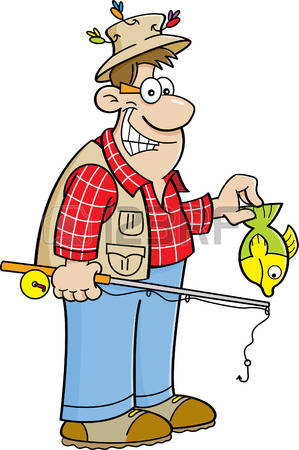 299x450 Fishing Rod Clipart Man Fishing