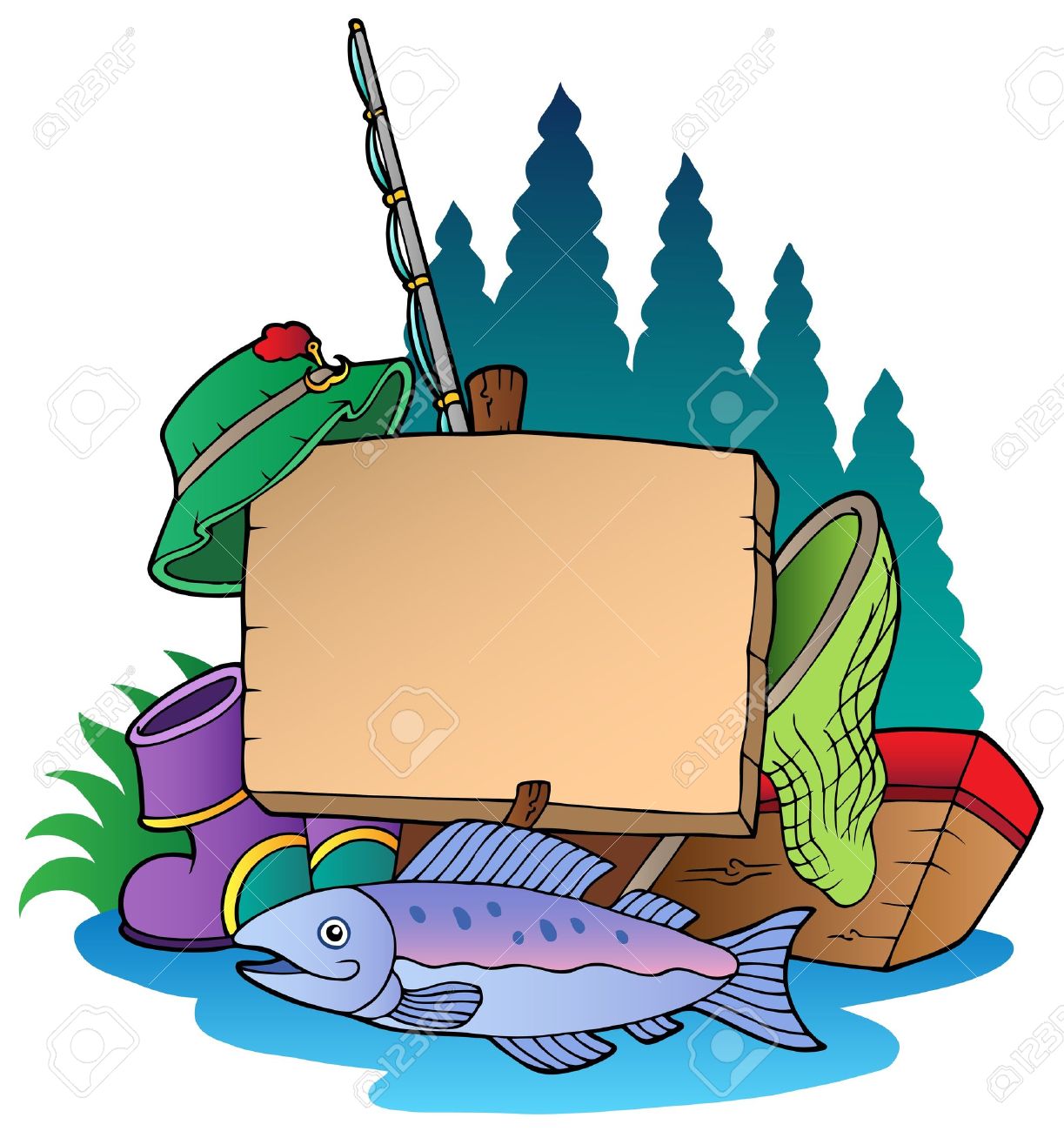 1223x1300 Fishing Supplies Clipart