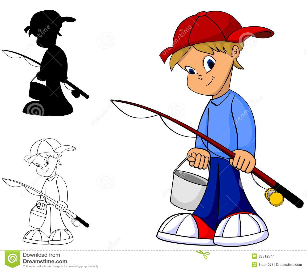 1300x1148 Young Boy Fishing Pole Clipart, Explore Pictures