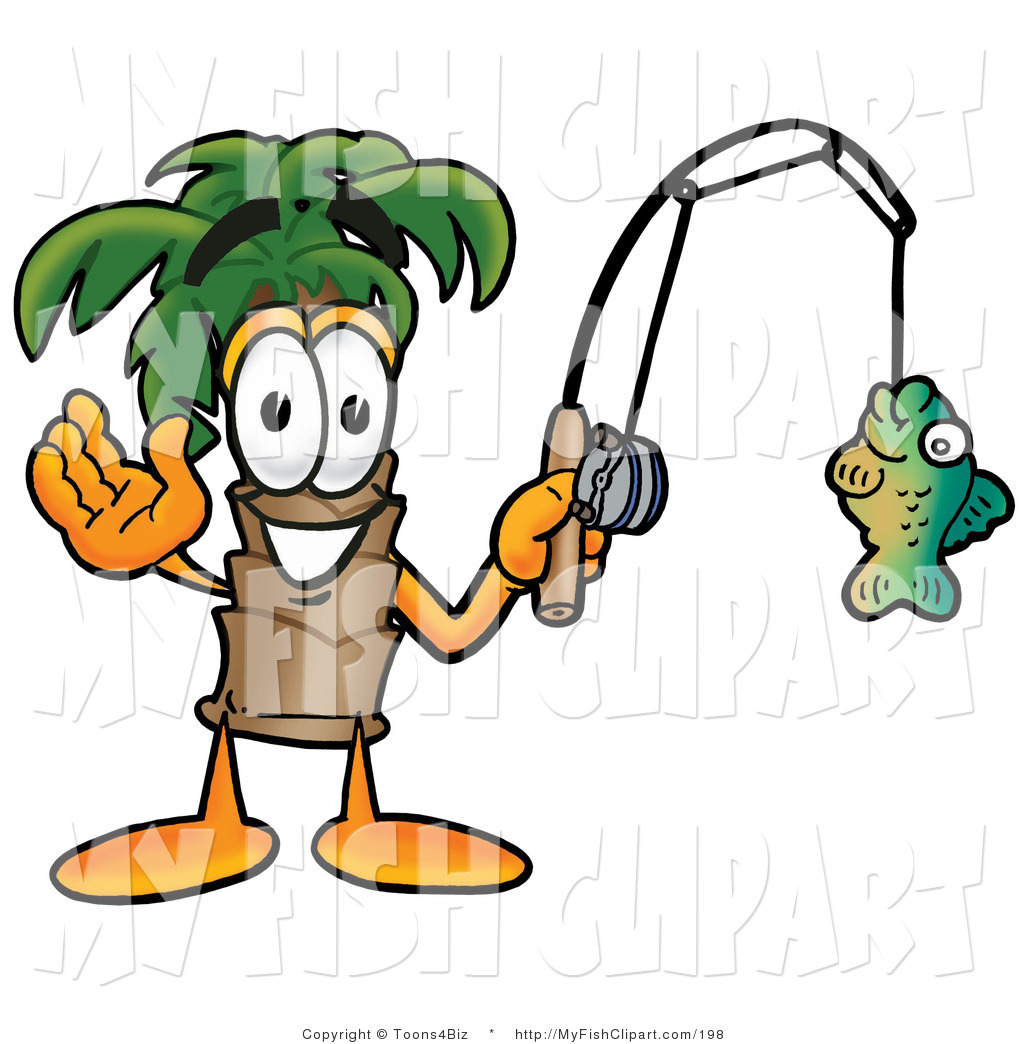1024x1044 Cliprt Of Happy Palm Tree Mascot Cartoon Character Holding