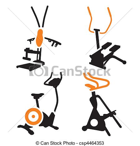 450x470 Fitness Icons Vectors