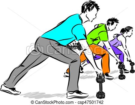 450x352 Fitness People Vector Illustration Eps Vector