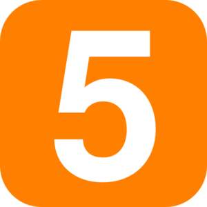 300x300 Five Clip Art