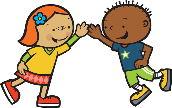 571x359 High Five Clipart