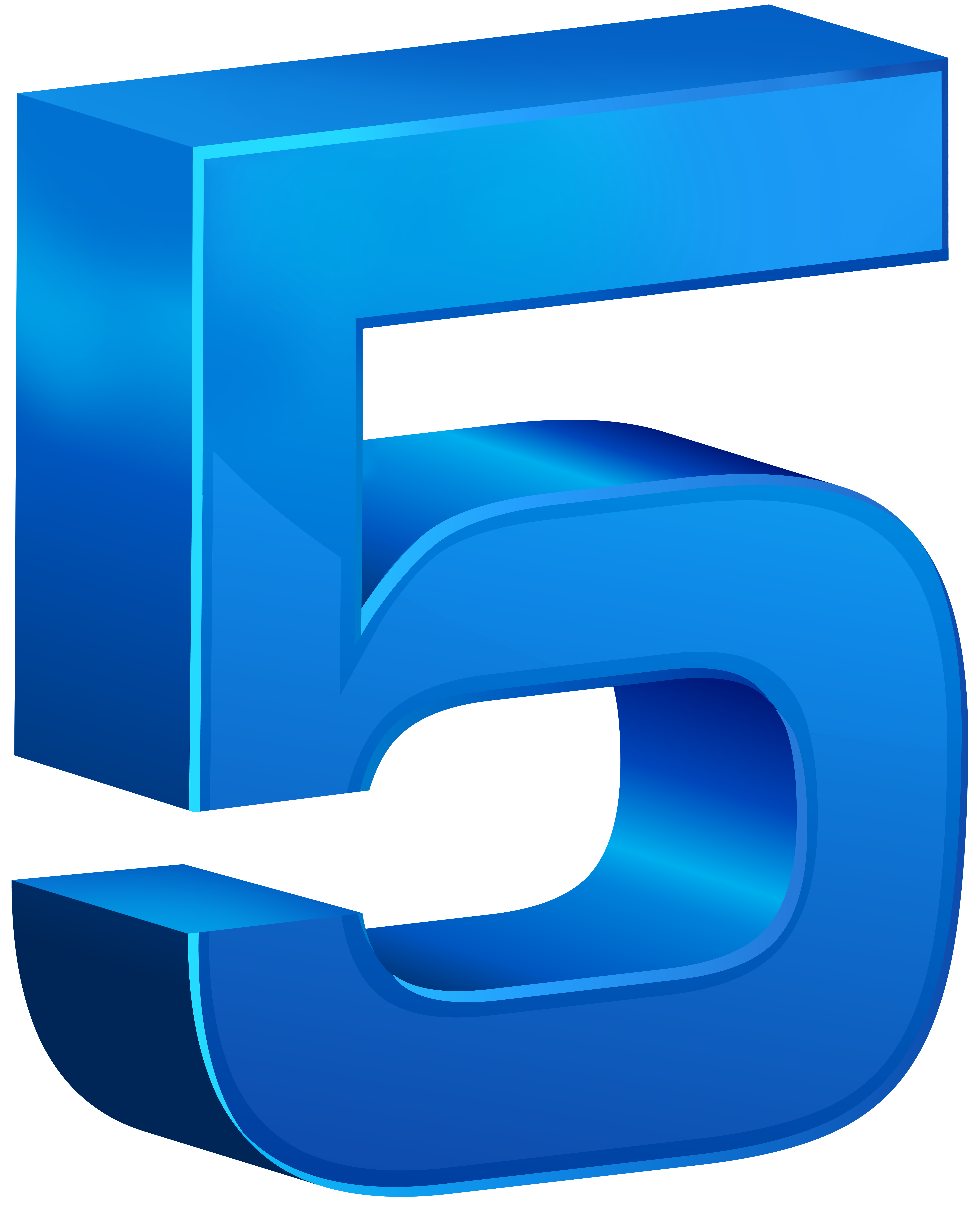 6648x8187 Number Five Blue Transparent Png Clip Artu200b Gallery Yopriceville