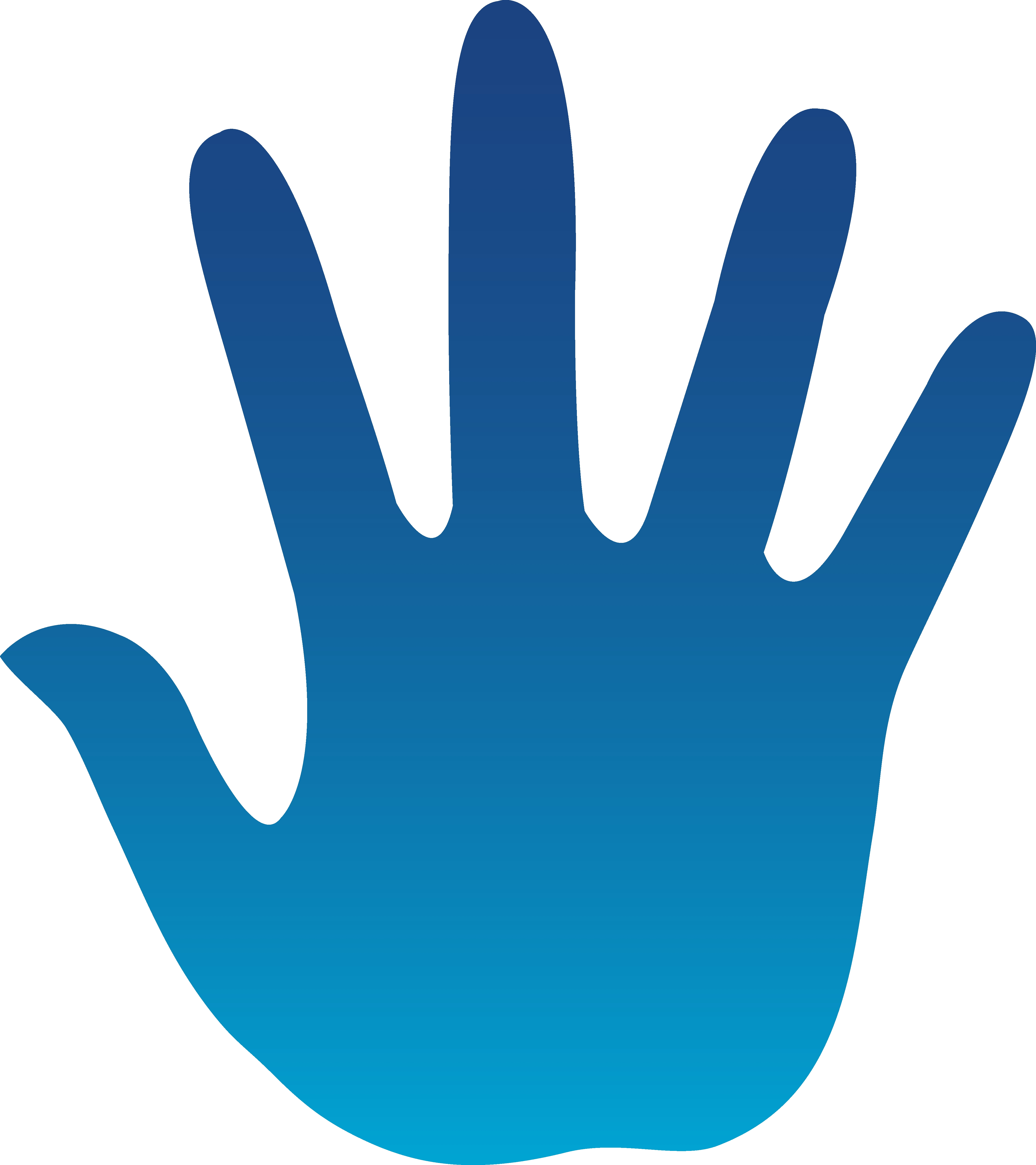 4479x5039 Awesome High Five Clipart Design