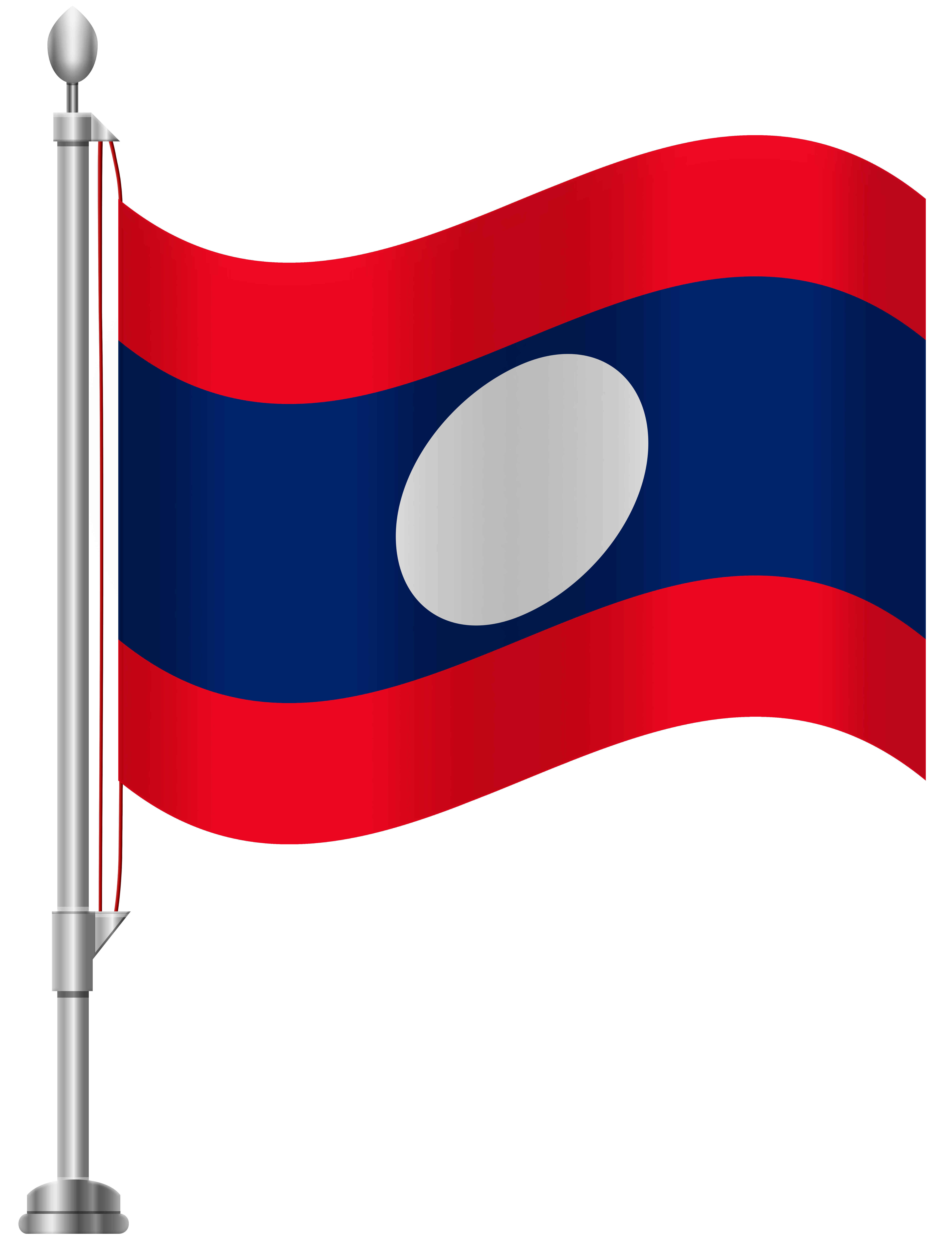6141x8000 Laos Flag Png Clip Art
