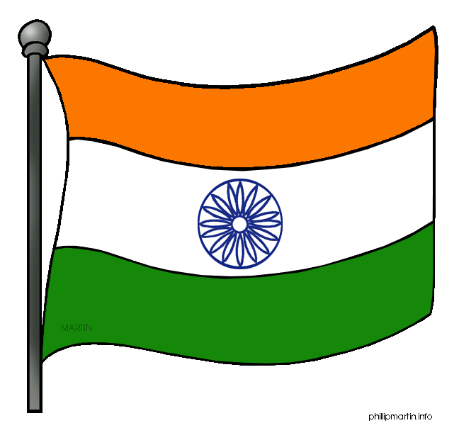 648x604 India Flag Clipart