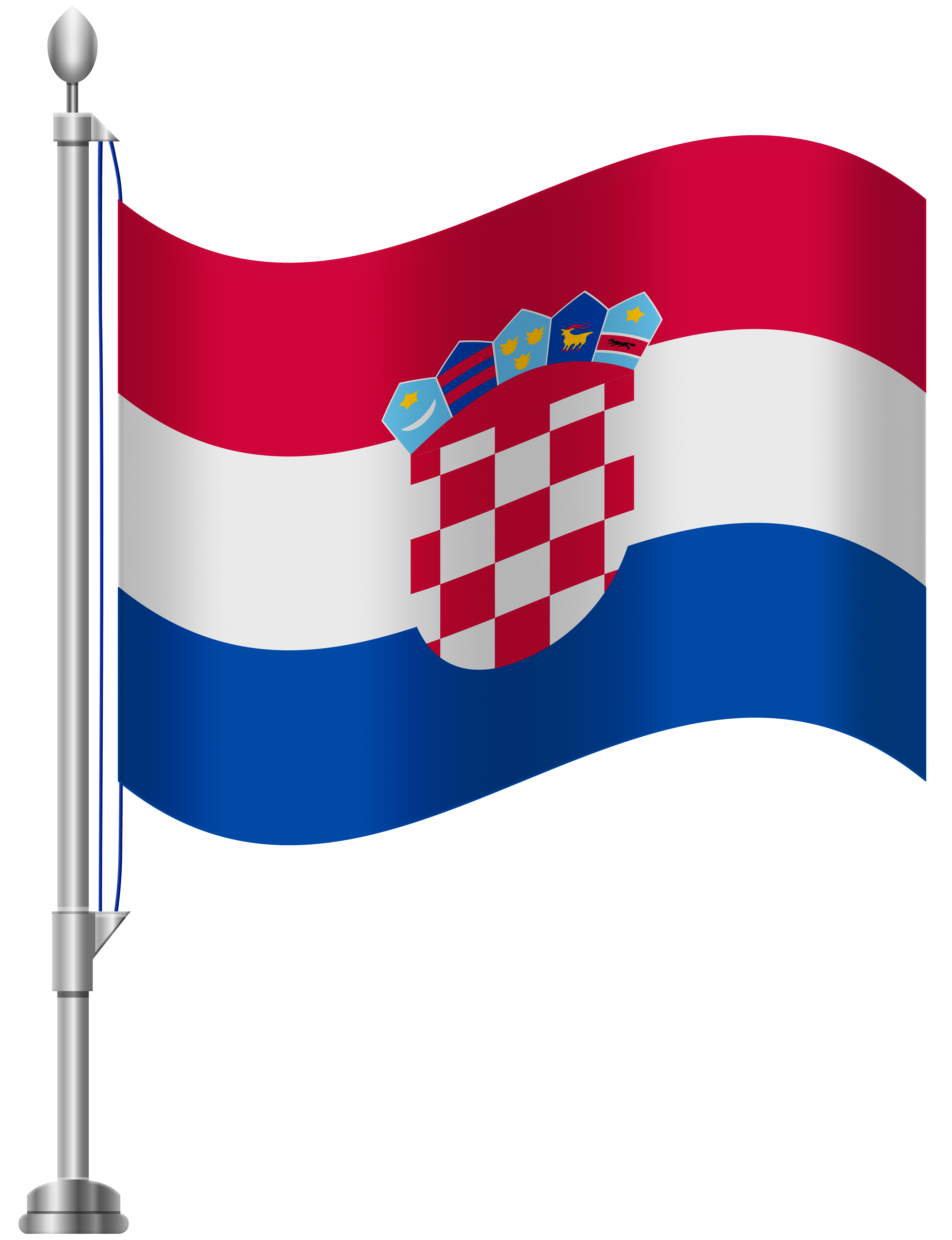 6141x8000 Croatia Flag Png Clip Art