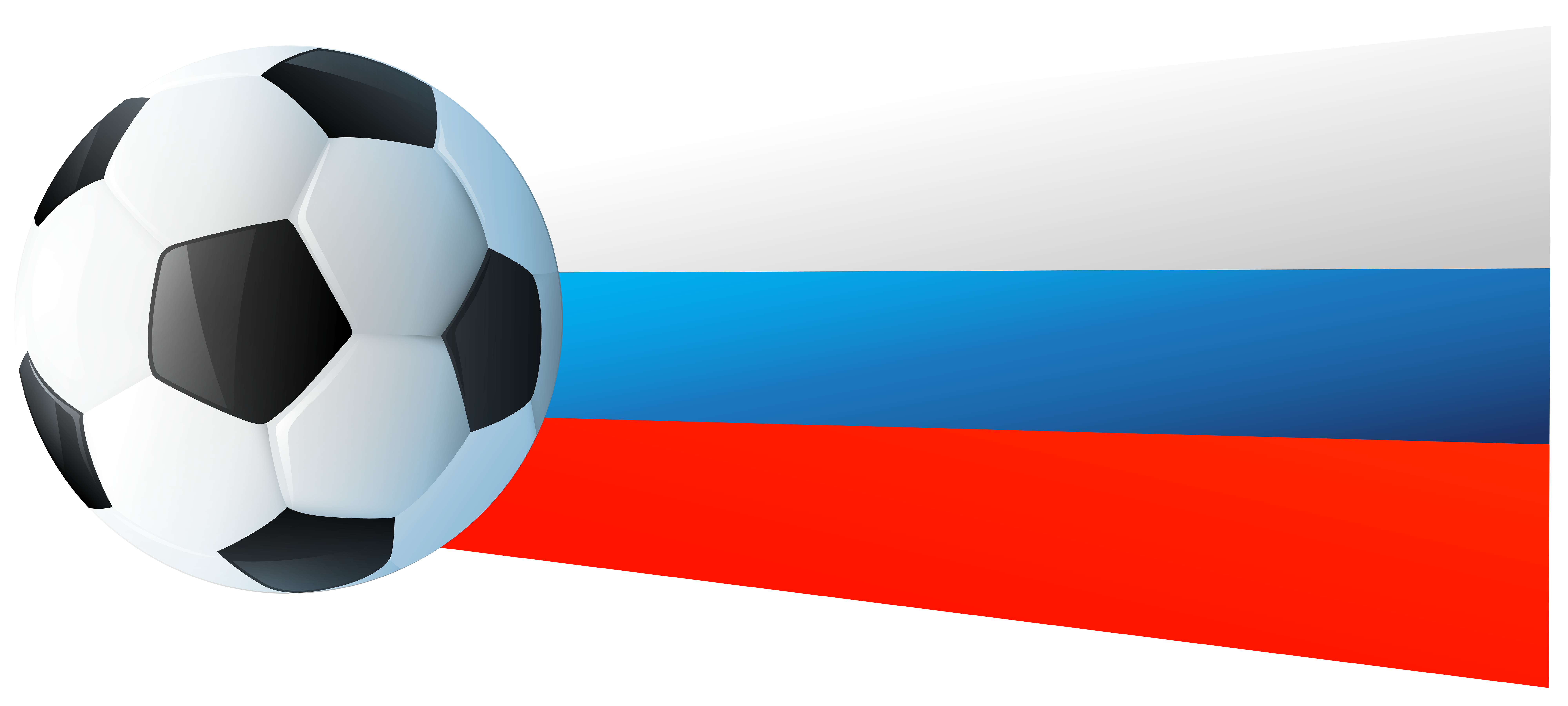 8000x3604 Russian Flag With Soccer Ball Png Clip Art Imageu200b Gallery